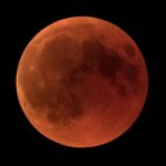 El eclipse total lunar en la primera superluna 2019